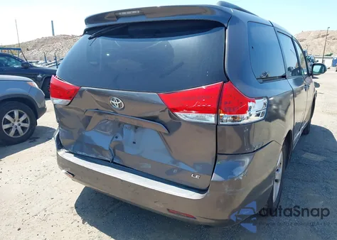 2011 Toyota Sienna Le V6 from USA, damaged, VIN 5TDKK3DCXBS122650